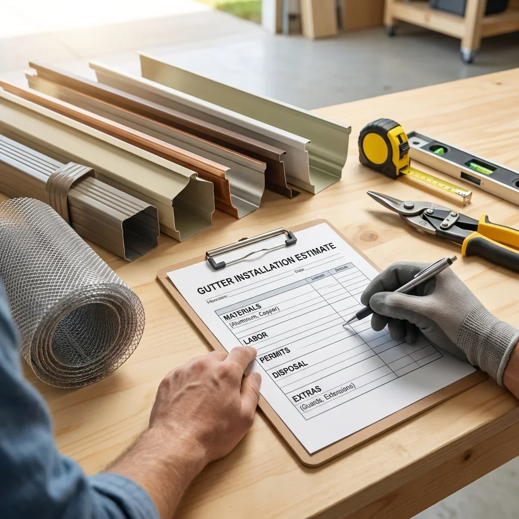 How to Compare Gutter Installation Estimates — gutter installation cost