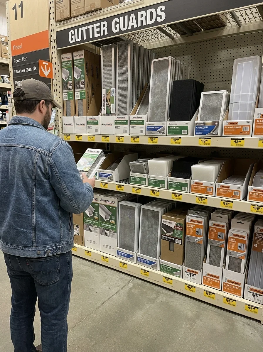 Gutter Guards at Home Depot: Retail Products vs. Professional-Grade