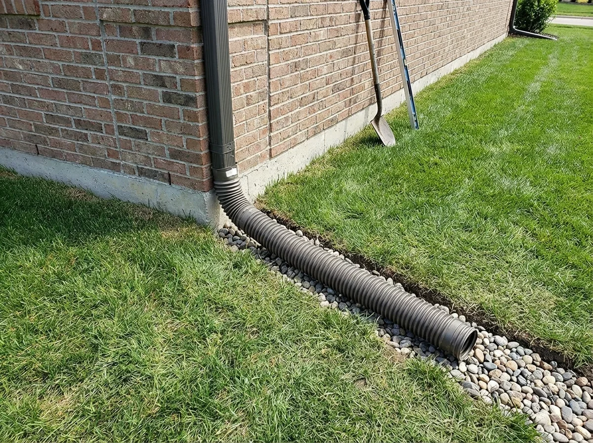 Downspout Extensions and Drainage — downspout installation