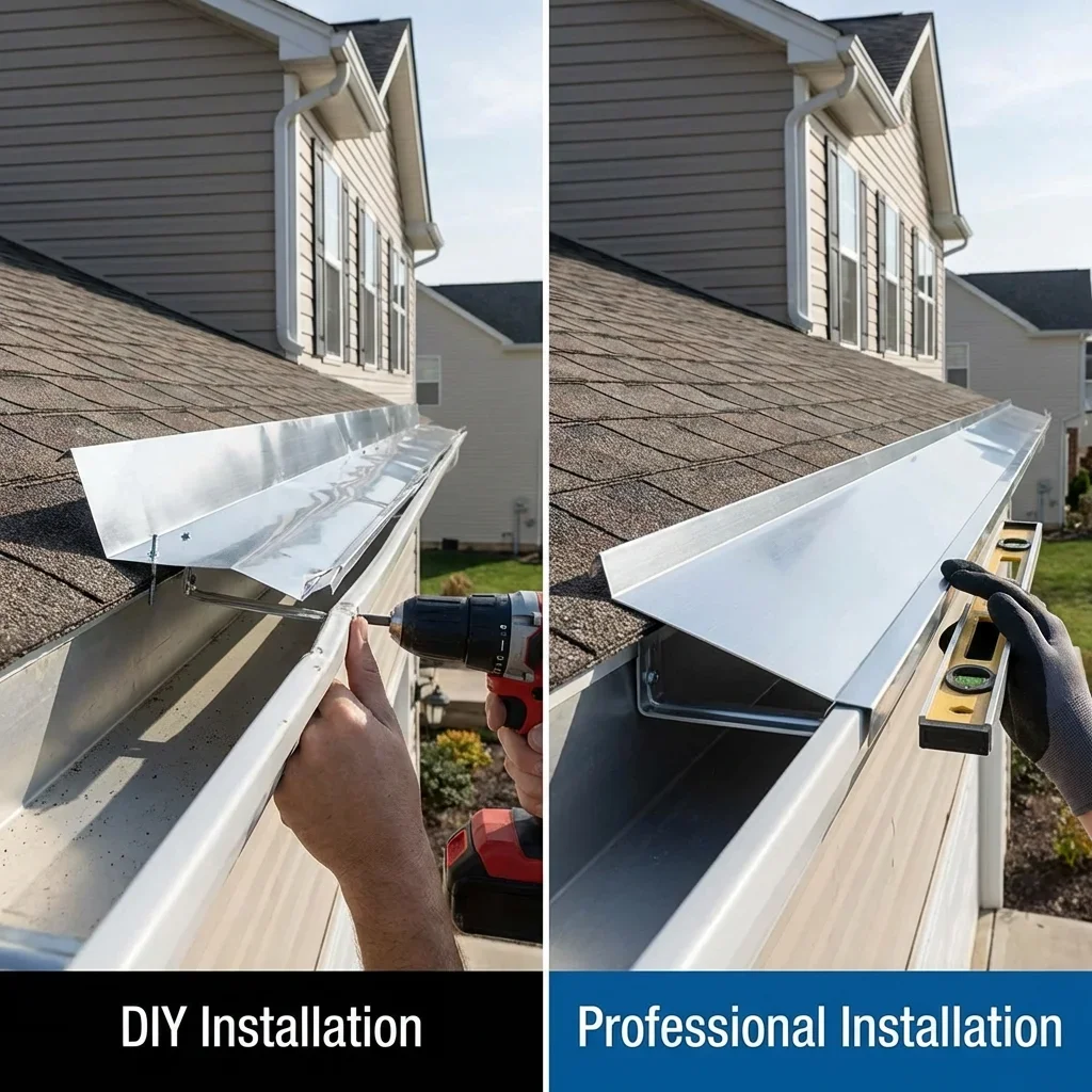 DIY Splash Guards vs. Professional Installation — aluminum gutter splash guards