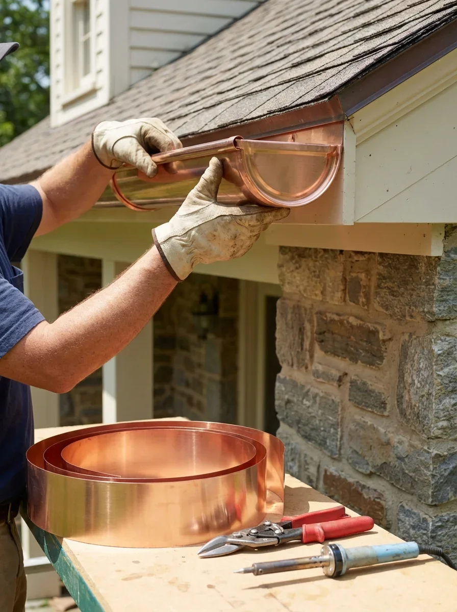 Copper & Half-Round Gutters: Premium Options Your Contractor Can Install