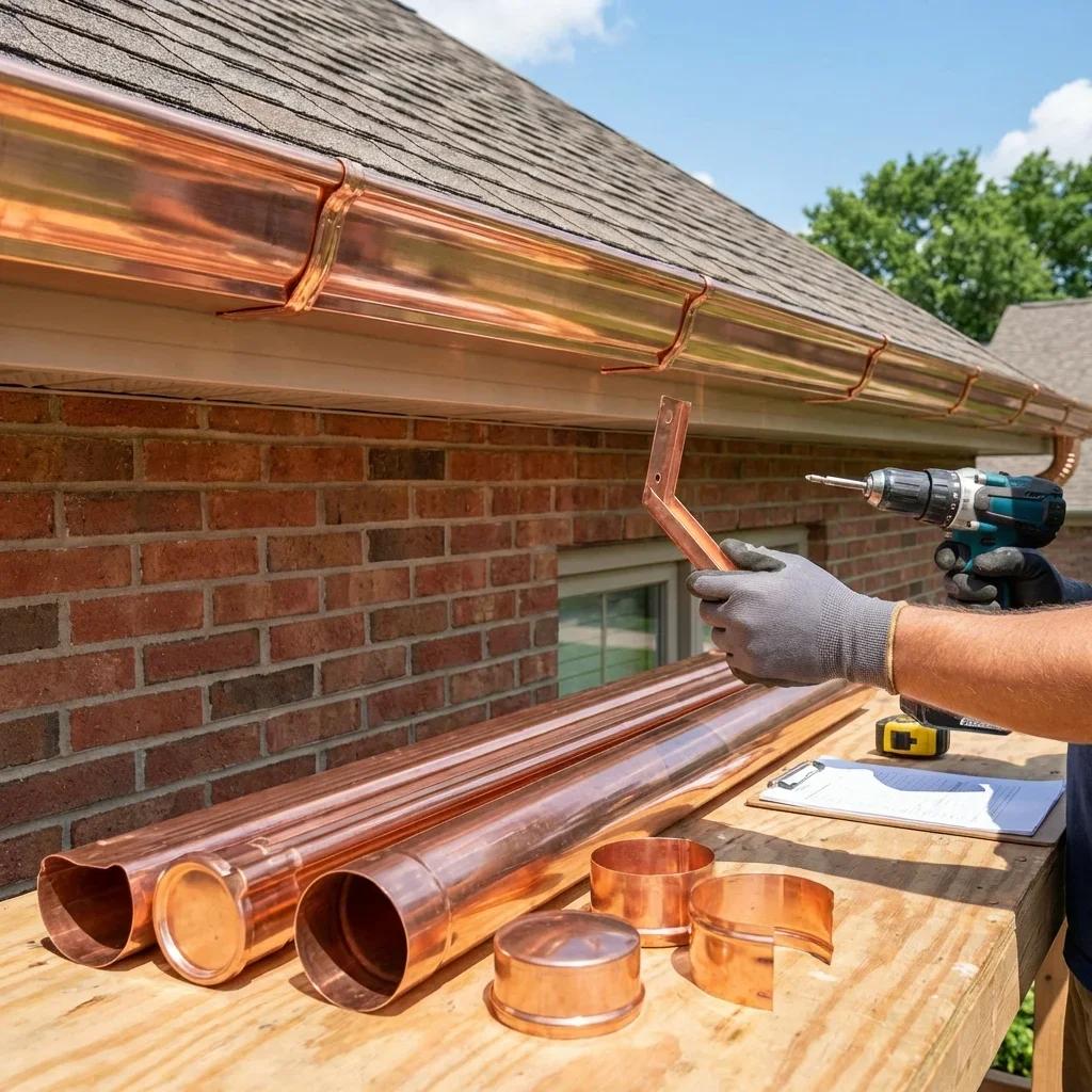 What Do Copper Gutters Cost? — copper gutters
