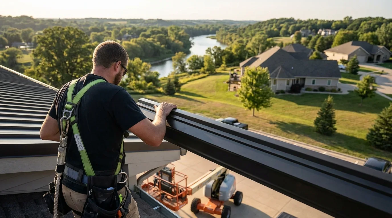 Professional commercial gutter systems