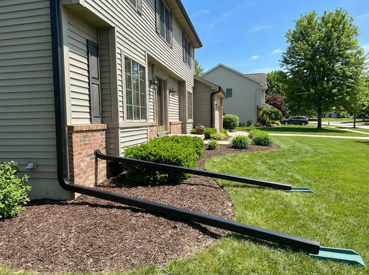 Protect your foundation with our expertly installed, seamless downspout extensions