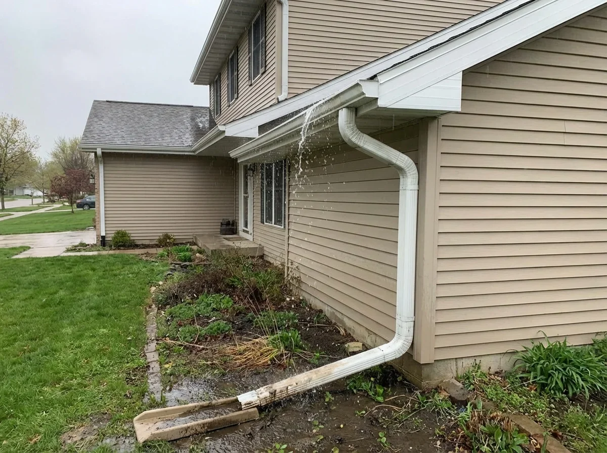 Prevent overflow and damage with our downspout extension solutions