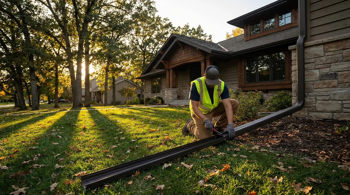 Professional downspout extensions