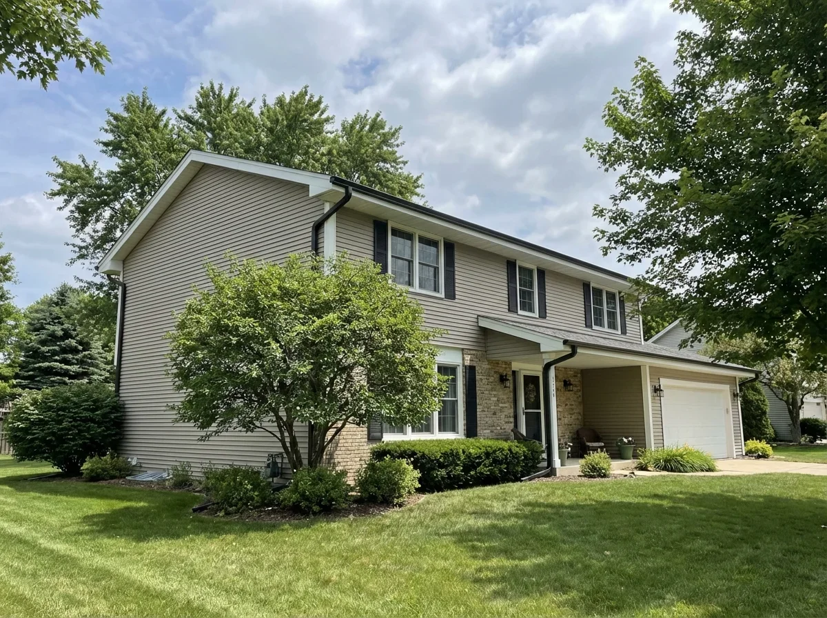 Rot and damage repaired, new fascia provides strong curb appeal