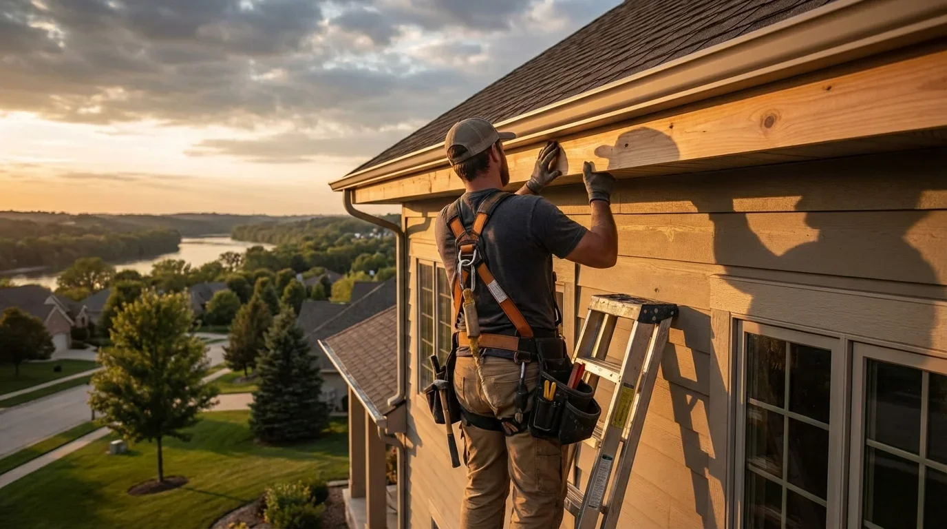 Professional fascia board repair