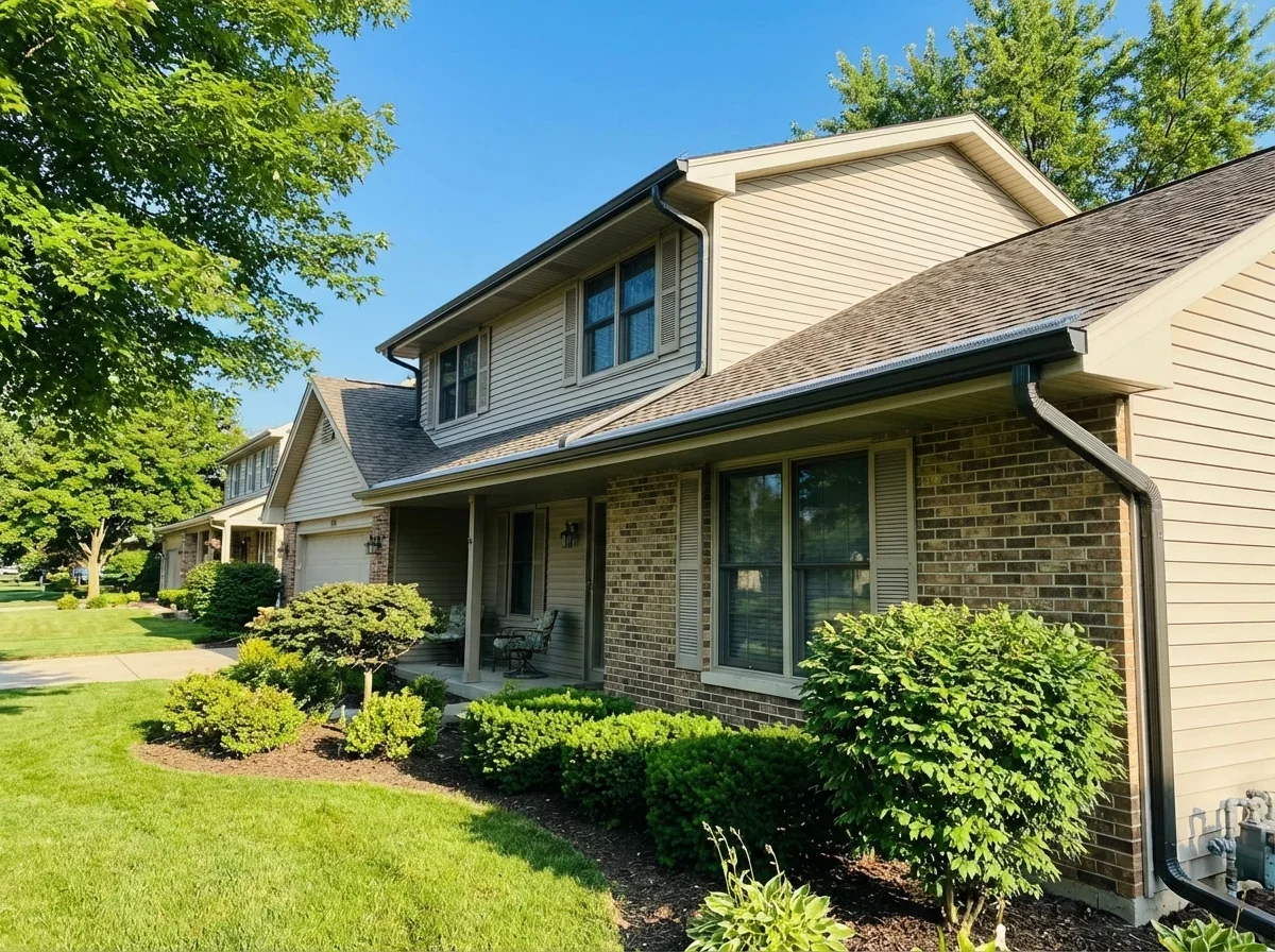 Seamless gutter guards installed, protecting your home from costly water damage