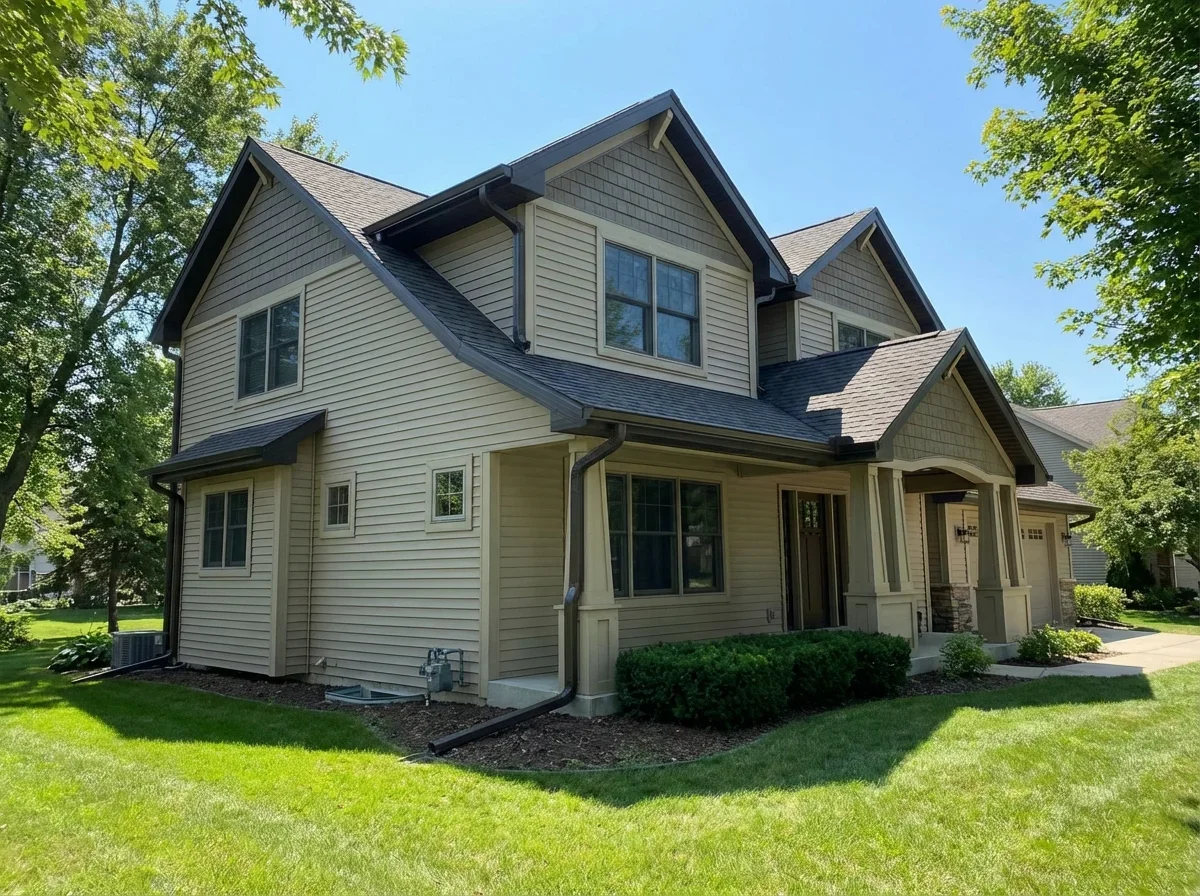Seamless gutter repair completed, protecting your home from water damage now