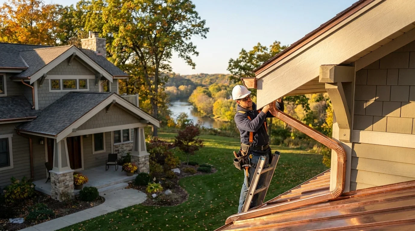 Professional gutter repair