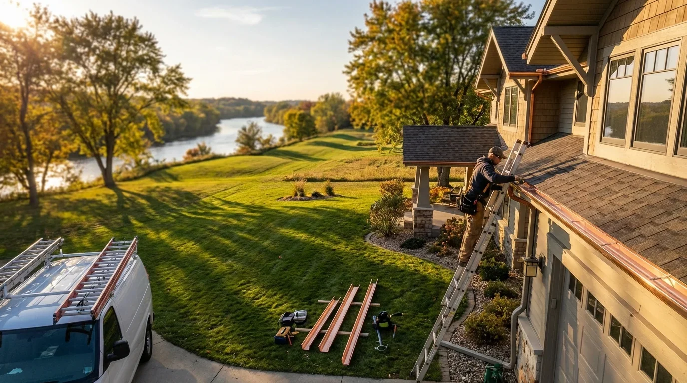 Professional gutter replacement