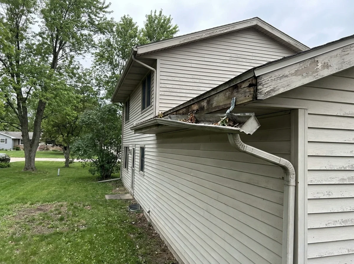 Sagging gutters damaging your home's fascia? Seamless gutters offer a lasting solution